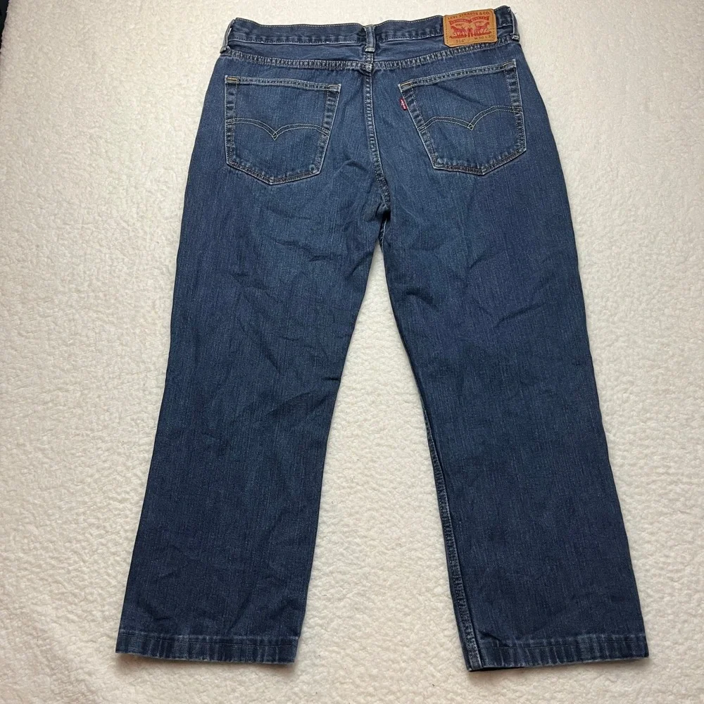 Levi 514 Mens Straight‎ Fit Blue Denim Jeans W36 L30 Dark Wash 3591